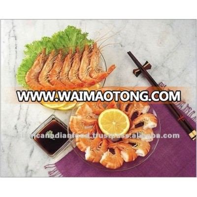 Cooked Shell-on Vannamei White Shrimp